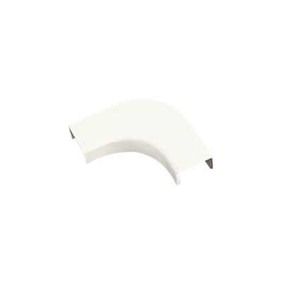 [RAFC5IW-X] Curva de radio controlado, para uso con canaleta LD5, material ABS, Colo Blanco Mate