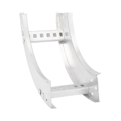 Curva Vertical Interior de Aluminio de 90° Perfil Z / Peralte 3 1/4 / Ancho 6 / Radio 8 / Incluye Tornillería