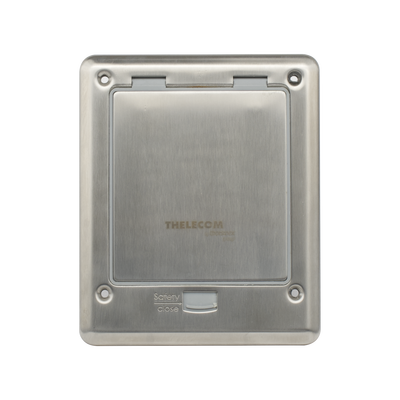 [TH-MCRA] Caja de Piso con Contacto Eléctrico (Duplex), Resistente al Agua, IP66 (Con Tapa Cerrada) (11000-53201)