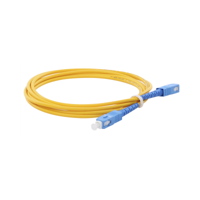 [LPSM3SCUSCUS2] Jumper de Fibra Óptica Monomodo SC/UPC-SC/UPC Simplex de 2 Metros (6.56 Pies), 3mm