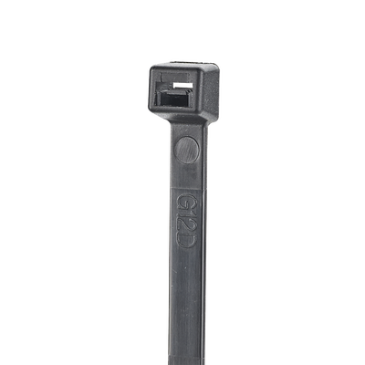 [S15-40-C0] Cincho de Nylon 6.6 StrongHold™, 370mm largo x 3.6mm ancho, Color Negro, Exterior Resistente a Rayos UV, Paquete de 100pz