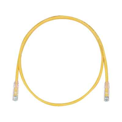 Cable de Parcheo TX6, UTP Cat6, 24 AWG, CM, Color Amarillo, 3.05 Metros (10 Pies)