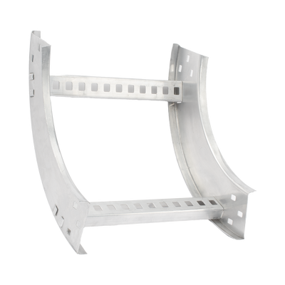 Curva Vertical Interior de Aluminio de 90° Perfil Z / Peralte 3 1/4 / Ancho 12 / Radio 8 / Incluye Tornillería (CHVI90EZ314R8X12AK)