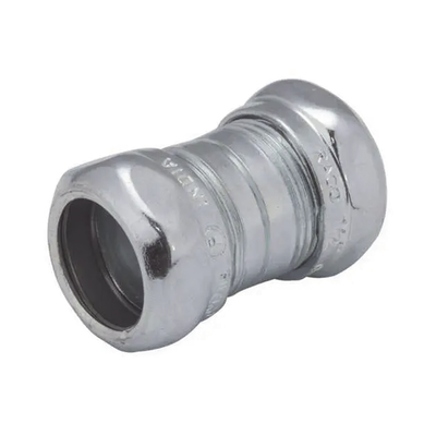 [HUB-2926] Cople Compresión de Acero Galvanizado para Pared Delgada de 1-1/2.