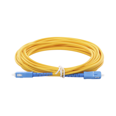[LPSM3SCUSCUS6] Jumper de Fibra Óptica Monomodo SC/UPC-SC/UPC Simplex de 6 Metros (19.69 Pies), 3mm