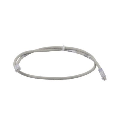 [UTPSP1GYY] Cable de Parcheo TX6, UTP Cat6, 24 AWG, CM, Color Gris, 0.30 Metros (1 Pie)