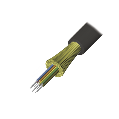 [9GD5H006D-T301M] Cable de Fibra Óptica de 6 Hilos, Interior/Exterior, Tight Buffer, No Conductiva (Dieléctrica), LS0H, Multimodo OM3 50/125 Optimizada, 1 Metro (3.28 Pies)