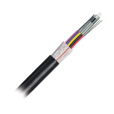 [FOTNX12] Cable de Fibra Óptica 12 Hilos, OSP (Planta Externa), No Armada (Dieléctrica), MDPE (Polietileno de Media Densidad), Multimodo OM3 50/125 Optimizada, Precio Por Metro