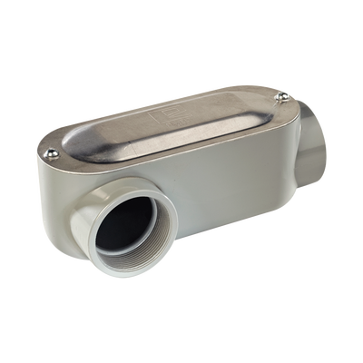 Caja Oval Roscada tipo LR de 1 (25.4 mm) / Incluye tapa y tornillos.