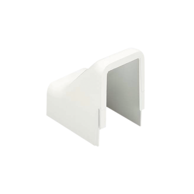 [DCF10IW-X] Conexión para techo falso/entrada, para uso con canaleta LD10, material ABS, Color Blanco Mate