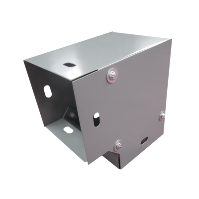 [CH-DCH90100L] Derivación codo horizontal de 90 grados 100 x 100 mm, fabricado en lámina de acero al carbón