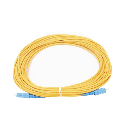 [LPSM3SCUSCUS20] Jumper de Fibra Óptica Monomodo SC/UPC-SC/UPC Simplex de 20 Metros (65.62 Pies), 3mm