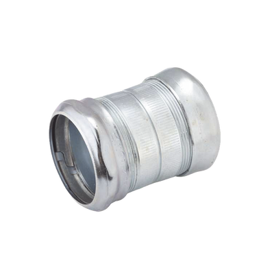 [HUB-2928] Cople Compresión de Acero Galvanizado para Pared Delgada de 2.