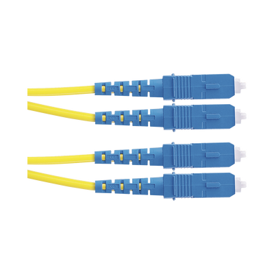 [F923RSNSNSNM002] Jumper de Fibra Optica Monomodo 9/125 OS2, SC-SC Duplex, OFNR (Riser), Color Amarillo, 2 Metros (6.56 Pies)