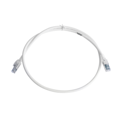 [ZM6A-S03-02] Patch Cord Z-MAX Cat6A S/FTP, CM/LS0H, 0.91 Metros (3 Pies), Color Blanco