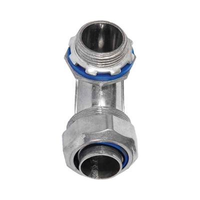 [ANC-HLC-12] Conector Curvo para tubo tipo Liquidtight de 1/2 (13 mm). Compatible con ANC-COT12.