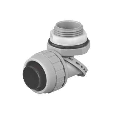 Conector Multi Posición de Nylon de 1 para Tubería Liquidtight Polytuff.