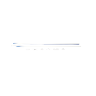 El Kit de Canaleta 90° Sin División Ideal Para Organizar y Ocultar cables en esquinas o en instalaciones con ángulos de 90°., Con Cinta Adhesiva Para una Instalación Más Rápida, (5601-01260)