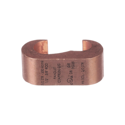 [CTAPR2/0-2-L] Conector de compresión a tierra de cobre Panduit CTAPR2/0-2-L, 1Pz