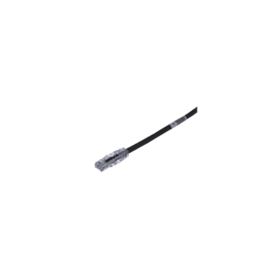 Cable de Parcheo TX6, UTP Cat6, 24 AWG, CM, Color Negro, 6.1 Metros (20 Pies)