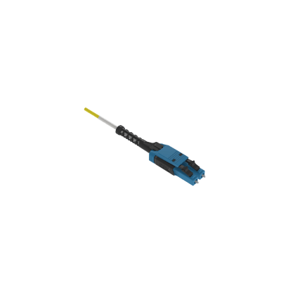 Jumper de Fibra Óptica Monomodo 9/125 OS1/OS2, LC-LC Uniboot Duplex, LSZH, Color Amarillo, 3 Metros