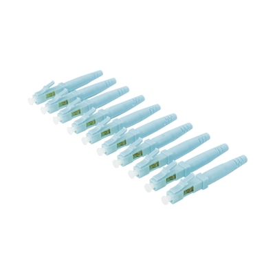 [LPMMLCUPC10] Conector de Fibra Óptica Pre-pulido Re-terminable Multimodo LC/UPC 900um, 2.0 mm, 3.0 mm (Paquete 10 Piezas)