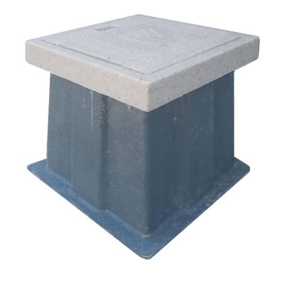 [LP-AP-30X30X45] Registro para Alumbrado Público 30 x 30 x 45 cm, Resistencia 3 Toneladas, Uso Peatonal