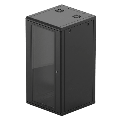 [SR-19-24-GN3G] Gabinete de Pared 24U de 635 mm de Profundidad, Rack de 19 in en Acero Reforzado: Compacto y Resistente para Soluciones Profesionales