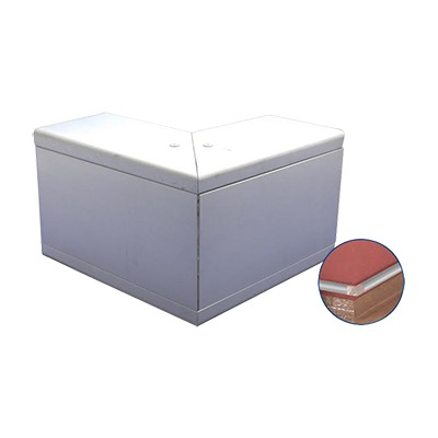 [INKA-140-EE] Esquinero exterior de Aluminio, para canaleta INKA140 (8510-80001)