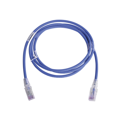 Patch Cord MC6 Modular Cat6 UTP, CM/LS0H, 1.52 Metros (5 Pies), Color Azul, Versión Bulk (Sin Empaque Individual)