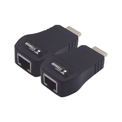 [TTHDMI2RJ] Kit Extensor 25m convertidor Señal HDMI a UTP (Cat5e/Cat 6) / Calidad PREMIUM