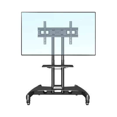 [AVA1500601PNB] Soporte de Pantalla con Ruedas / Compatible con Monitores de32 a 75 / Base para Colocar Accesorios Adicionales / Vesa 200*200 -600*400