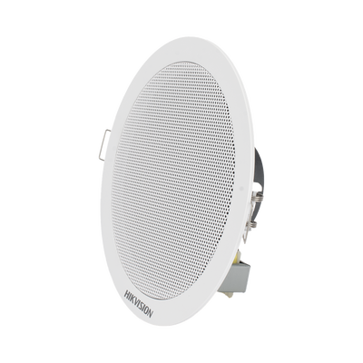 [DS-QAE0206G1-V] Altavoz Montaje en Plafón | 6 Watts | 100 V | Rejilla de Metal | Color Blanco | Uso Interior