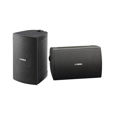 Altavoz de Montaje en Pared | 2 vias | Woofer 4 | Tweeter 1 | IPX3 | 8 ohms | 70/100V | Color Negro | Par