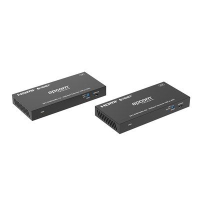 [EPC-EHB70ARC] Kit Extensor HDMI | HDBaseT | 70m en 4K@60Hz | Cat5e/6 | Gestión Avanzada EDID | Soporta ARC | Control IR Bidireccional | RS232 | PoC