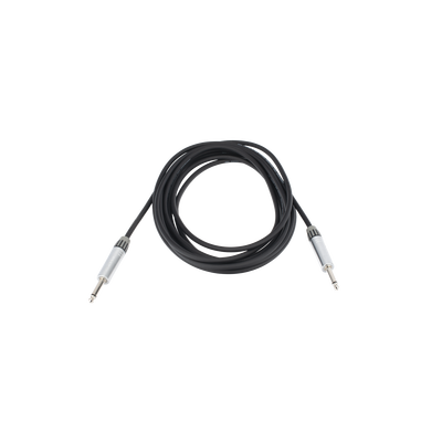 [CMC-PS-PS-L-5M] Cable de Audio | Plug 1/4 in a Plug 1/4 in Stereo | Carcasa Cromada | Conectores Seetronic | Longitud 5m