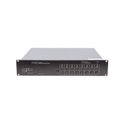 [SF-6200MS] Controlador de Extensión de Evacuación de Voz | 8 Zonas | 500W | Soporta Máx. 19 SF6200MS en Cascada