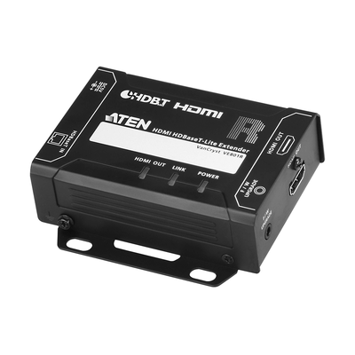 [VE801R] Receptor HDMI HDBaseT-Lite | Hasta 4K a 40 m (Cat 5e/6) / 40 m (Cat 6a/ATEN 2L-2910 Cat6); 1080 p a 60 m (Cat 5e/6) / 70 m (Cat 6a/ATEN 2L-2910 Cat6) | HDBaseT Clase B