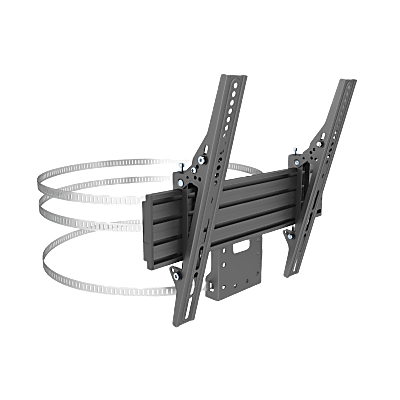 [EMCST400] MONTAJE PARA PANTALLAS DE 32 A 65 PULGADAS EN COLUMNA| VESA 100 X 100 HASTA 400 X 400 | COLOR NEGRO| CAP. MAX 35KG