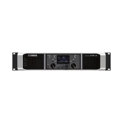 [PX3] Amplificador de audio Clase D | 300 W x 2 a 8Ω | 500 W x 2 a 4Ω. | Baja Impedancia | Procesamiento Inteligente