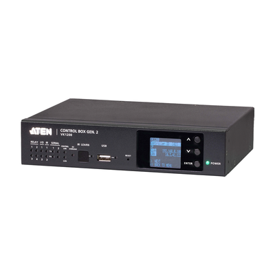 [VK1200] Sistema de control ATEN| Caja de control compacta Gen. 2 | CPU de cuatro núcleos | 2/1 GB de memoria | Monitor LCD | LAN doble y aislada