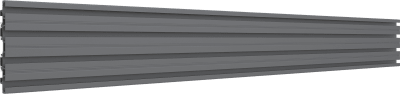 RIEL DE MONTAJE PARA SOPORTE DE VIDEOWALL LED DE 125CM FABRICADO EN ALUMINIO