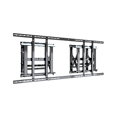 [EMVW1600] Soporte Estructural Modular para Pantallas | Altura Ajustable de 200 mm a 1600 mm | Ancho 600 mm | Profundidad 134 mm a 300 mm | Diseño Metálico| Compatible con Diferentes Tamaños de Pantallas |Soporta Formato Horizontal y Vertical.