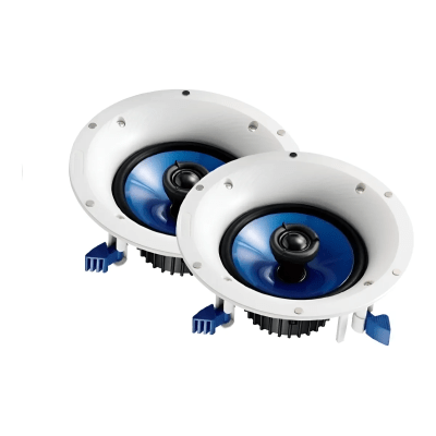 Bocinas de Plafón | 2 Vías | Residenciales | Woofer 8 | 140W | 8 Ohms | Color Blanco | Par
