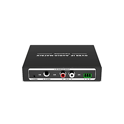 Extensor de Audio sobre IP | PCM 2.0 | 120 m | Matriz Flexible 1 a 1 / 1 a N / N a N | Interfaces Profesionales | Protección ESD | Solo Transmisor