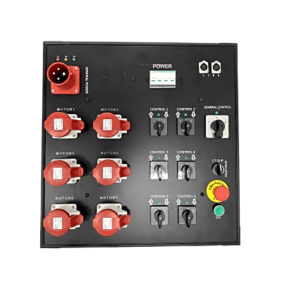 [YSCM06] Controlador de Polipastos Eléctricos de Control Directo |6 Vías | Trifásico 110V AC 60Hz