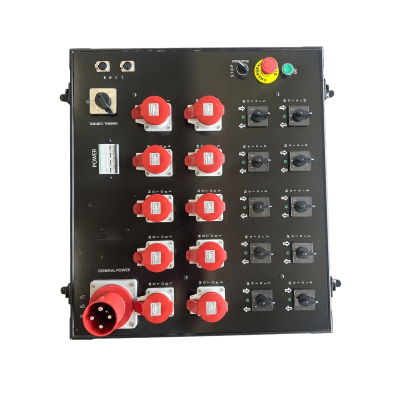 [YS-CM-10] Controlador de Polipastos Eléctricos de Control Directo |10 Vías | Trifásico 110V AC cada una 60Hz