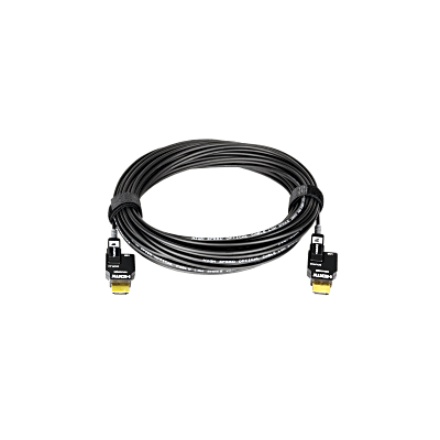 [CLS-AOCH/60-98] Cable Activo Óptico HDMI 4K 30 mts | 4K@60Hz 4:4:4 | 18 Gbps | Terminales Desmontables Micro-HDMI | Fibra Optica | Libre de Halógenos LSHF | Bañado en Oro 24K