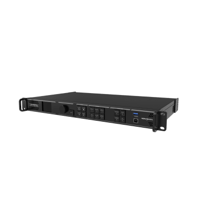 [VX400PRO] Controlador All-in-One VX400 Pro / Procesamiento de Video 4K×2K@60Hz / 4 Puertos Ethernet Gigabit / 2.6 Millones de Píxeles / 6 Capas de Video / Fibra Óptica 10G / USB 3.0 Playback / Control Remoto