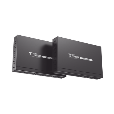 [TT-383-MATRIX-4.0] Kit Extensor MATRICIAL HDMI para distancias de 120 metros | Resolución 1080P @ 60Hz | Cat6 | Soporta 100 TX de entrada e Ilimitados RX en la salida | Control por PC, Control Remoto y Botón | Compatible con Switch IGMP.